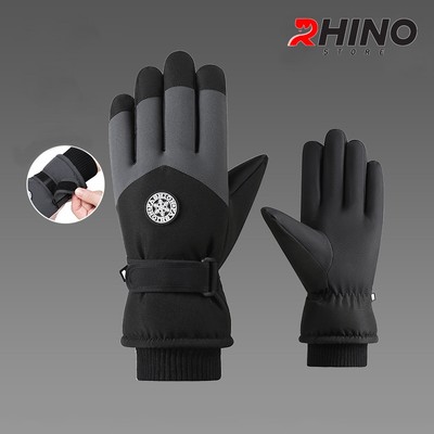 Găng tay, bao tay mùa đông lót lông cừu Rhino G701 giữ ấm, chống gió