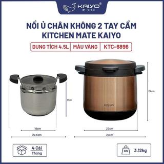 Nồi ủ 2 tay cầm Kaiyo sử dụng dễ dàng ( 3L- 4,5L ) tiết kiệm thời gian. Giữ nguyên hương vị thơm ngon, đảm bảo sức khoẻ
