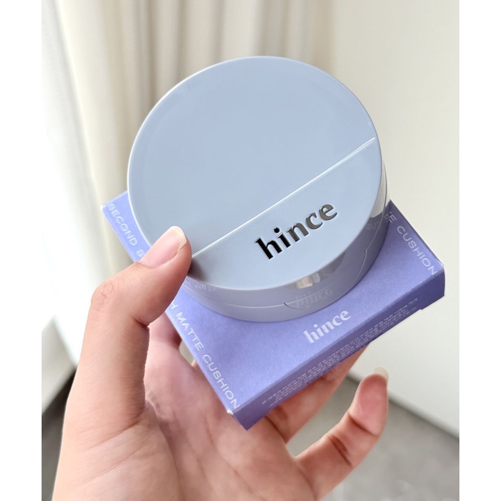 Phấn nước Cushion hince Second Skin Mesh Matte Cushion (special set tone 21 Ivory)