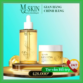 Combo tái tạo da sâm vàng MQ SKIN thay da nhân sâm mq skin,bột rửa mặt mqskin tr.i mụn nám tàn nhang 