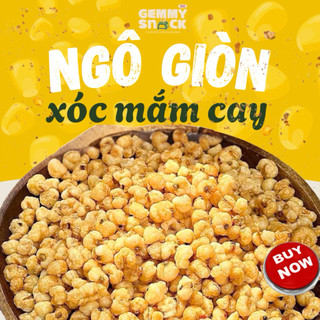 Ngô giòn xóc mắm cay Loại 1– Quà tặng Giáng Sinh 250gram – Giòn tan, đậm đà Đặc sản Việt Gemmy Snack