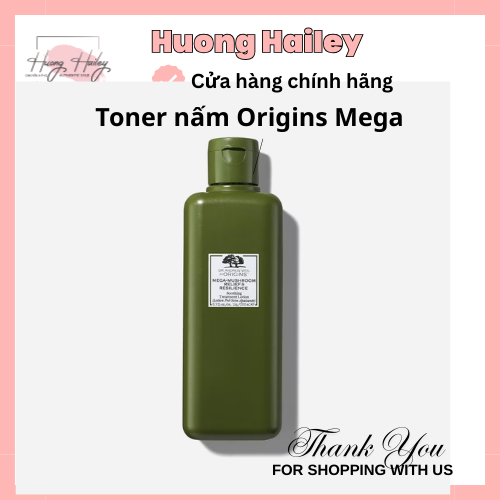 Toner nấm Origins Mega-Mushroom Skin Relief Smoothing Treatment Lotion