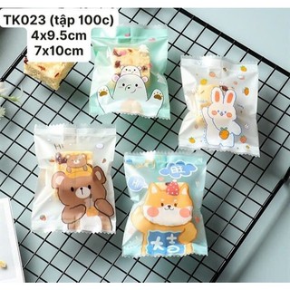 Túi đựng bánh kẹo tết, bánh cookie, bánh quy 7x10cm ( loại hàn miệng túi)