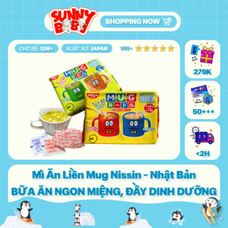 [NHẬT BẢN] Mì ăn liền Mug Nissin cho bé từ 1 tuổi