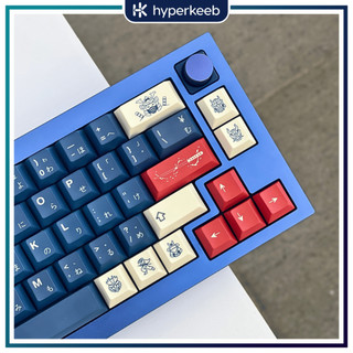 Keycap Kiếm Khách Cô Độc Ronin Cực Đẹp Nhựa PBT Dày 1,7mm Cherry Profile, In Dye-Sub Cho Bàn Phím Cơ