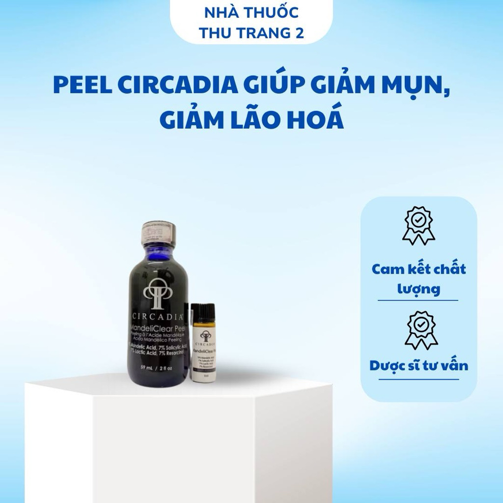 Công Ty - Lọ Chiết 3ml Peel Sinh Học Circadia MANDELICLEAR