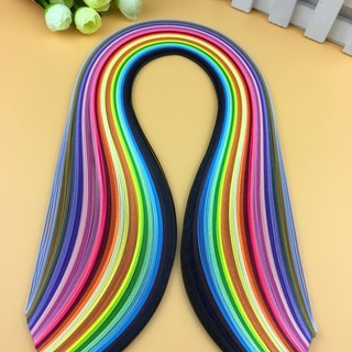 Giấy quilling 5mm – 260 sợi nhiều màu, chiều dài 38cm – Set làm đồ handmade sáng tạo