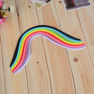 Giấy quilling 5mm – 260 sợi nhiều màu, chiều dài 38cm – Set làm đồ handmade sáng tạo