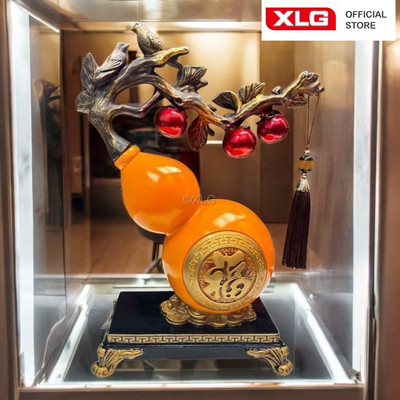 ĐỒ DECOR TRANG TRÍ NỘI THẤT – MÔ HÌNH HỒ LÔ CAM CHỮ PHÚC