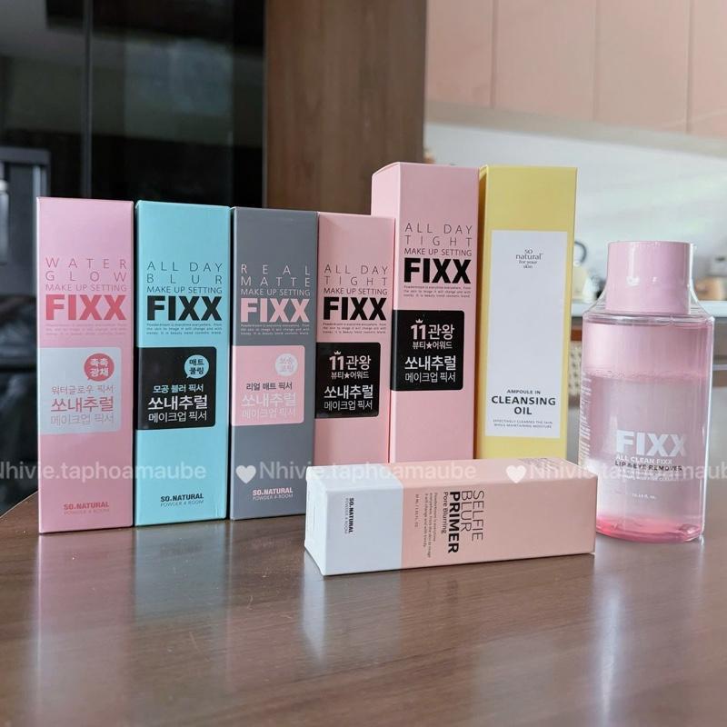 CHUYÊN XỊT KHOÁ NỀN TRANG ĐIỂM CÁC LOẠI Dreamer Umi đến So Natural dòng Fixx đình đám