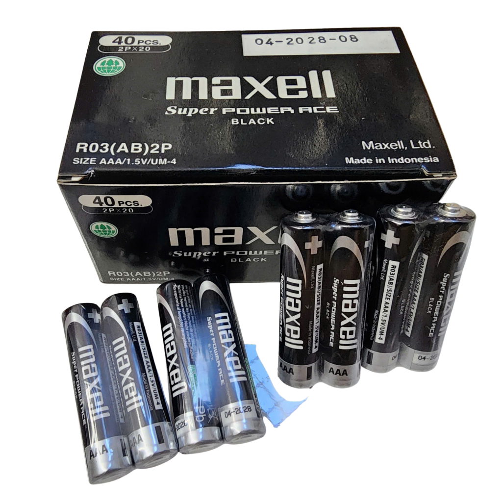 Set 2 Vỉ (4 Viên) Pin 3A Maxell-Pin Tiểu AAA