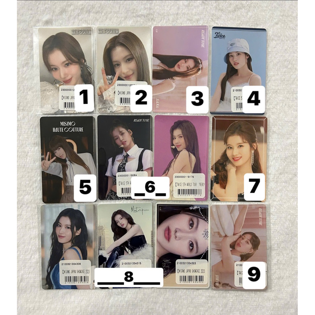 [OFFICIAL]Twice_Stickers sana jihyo non-album chính hãng