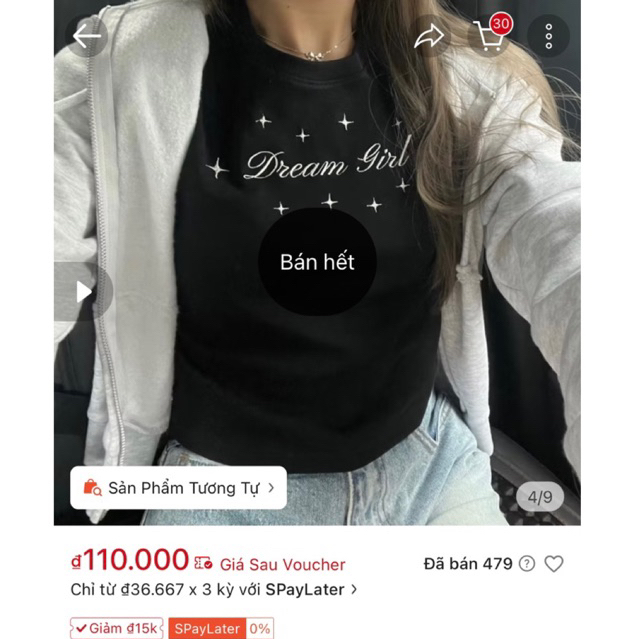 Áo babytee brand Augety Studio (mua 120k) / CÒN HÀNG