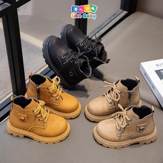  Giày Boot Bé Trai Bé Gái Từ 1-8 Tuổi Da Sần Bốt Bé Trai Phong Cách Cá Tính Năng Động G225 
