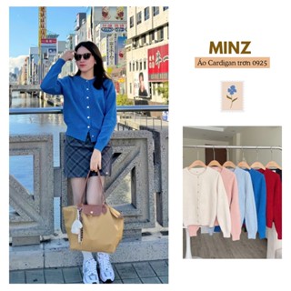  Áo Cardigan Trơn MINZ STORE Mã 0925 Thiết Kế Basic Phong Cách Công Sở Hàn Quốc 