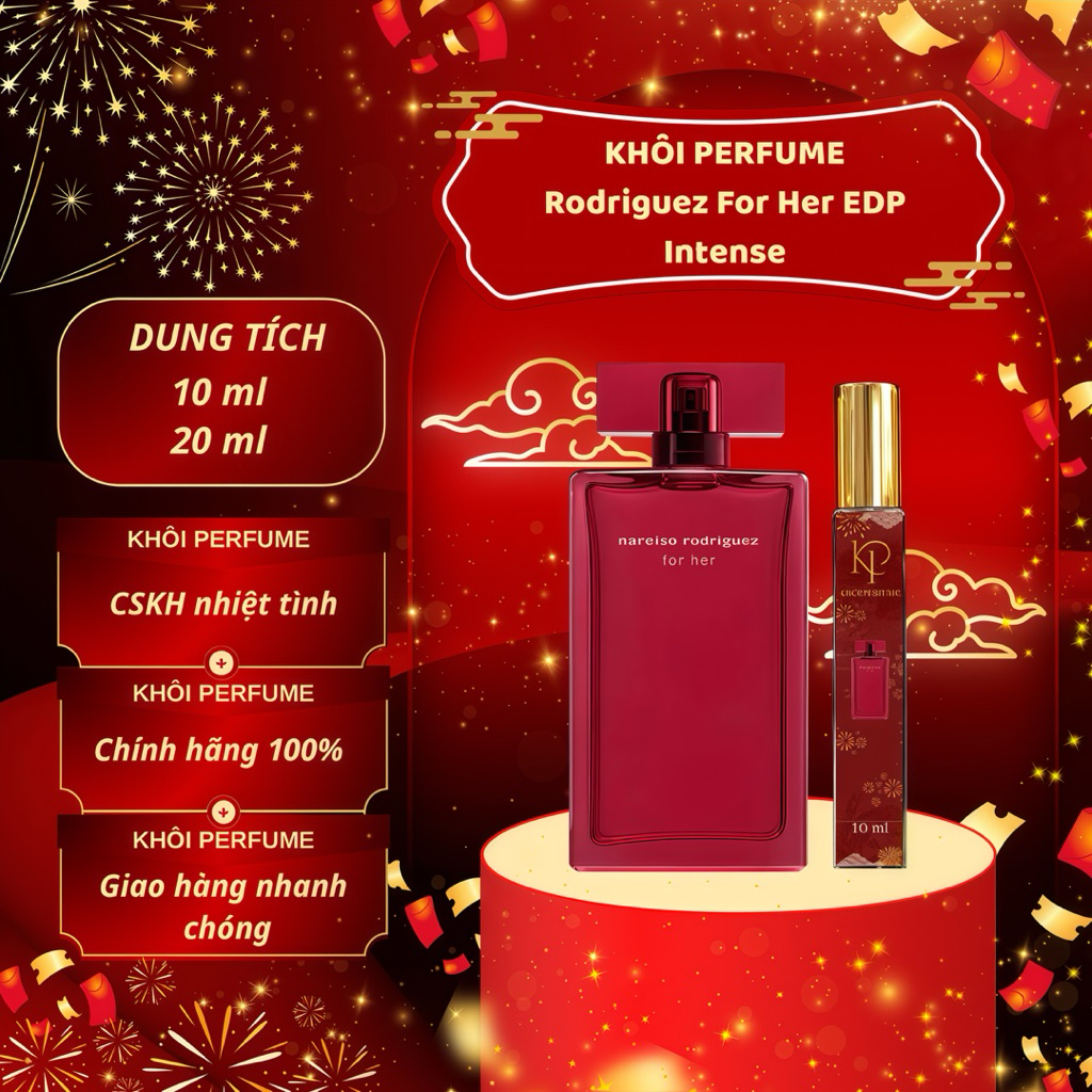 (Auth) Nước Hoa Nữ Narciso Rodriguez For Her EDP Intense 10/20ml | Khôi Perfume