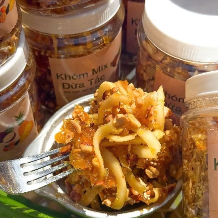 Khóm mix dừa tắc hủ 500g ( Sỉ món ngon Miền Tây)