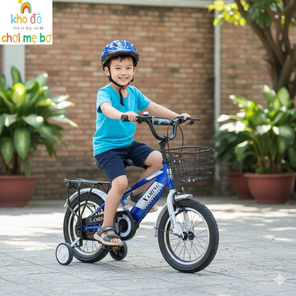 Xe đạp cho bé trai full size 12-20 đủ màu ( XaMing NAM) SHOP MẸ BƠ