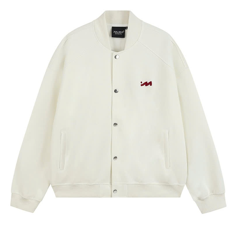 Áo khoác BOMBER nỉ 2 da JULIDO áo khoác nỉ logo M thêu nổi dày dặn (FORM BOXY) -  Hot 2025 | BigBuy360 - bigbuy360.vn
