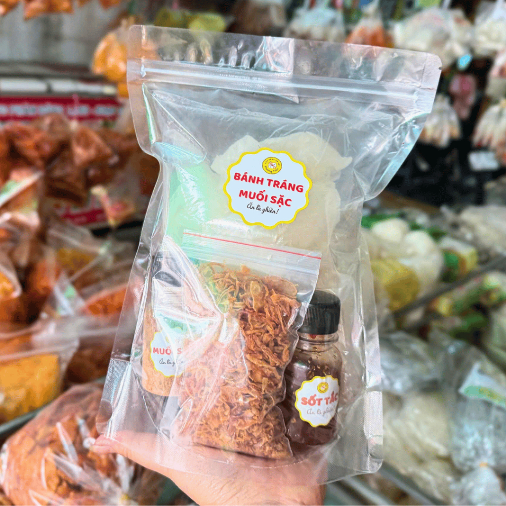 Bánh Tráng Muối Sặc Hành Phi Sốt Tắc Ớt Rim - Cay Mặn Chua Ngọt – Phương Trần