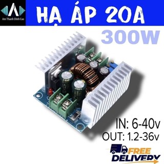  Mô đun hạ áp 20A 300W điều chỉnh điện áp giảm xuống DIY 