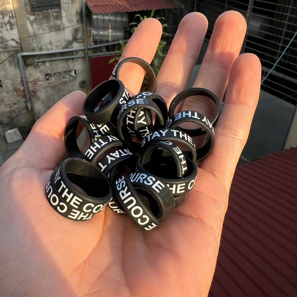 [Combo 10c,20c,30c,50c] Vòng Nhẫn Silicon Chống Trơn Trượt Cho Cần Câu cá, Ná Cao Su Tiện Lợi