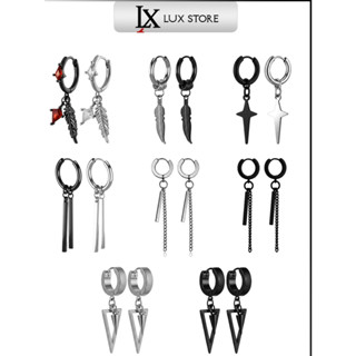 Khuyên Tai Titan Xỏ Lỗ - Phụ Kiện Basic Hot Trend - Bông Tai Nam Nữ Cá Tính Lux Store (1 Chiếc)