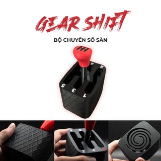 Mô hình In 3D Đồ Chơi Cần Chuyển Số Sàn, Gạt Số Xe Hơi Size Lớn 13 cm, Fidget nhựa PLA an toàn