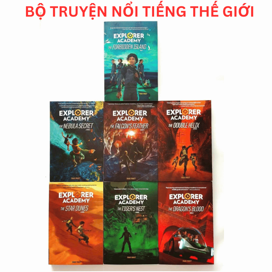 Truyện nổi tiếng -  National Geographic Explorer Academy 7 Books, học viện viễn thám
