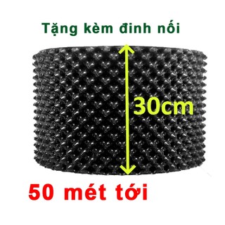  50 MÉT CAO 30CM Bầu ươm cây chậu trồng cây thông minh V6 dày 6mm tặng ốc vít--77900 