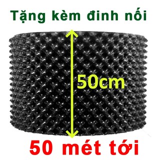  50 MÉT CAO 50CM Bầu ươm cây chậu trồng cây thông minh V6 dày 6mm tặng ốc vít--77902 