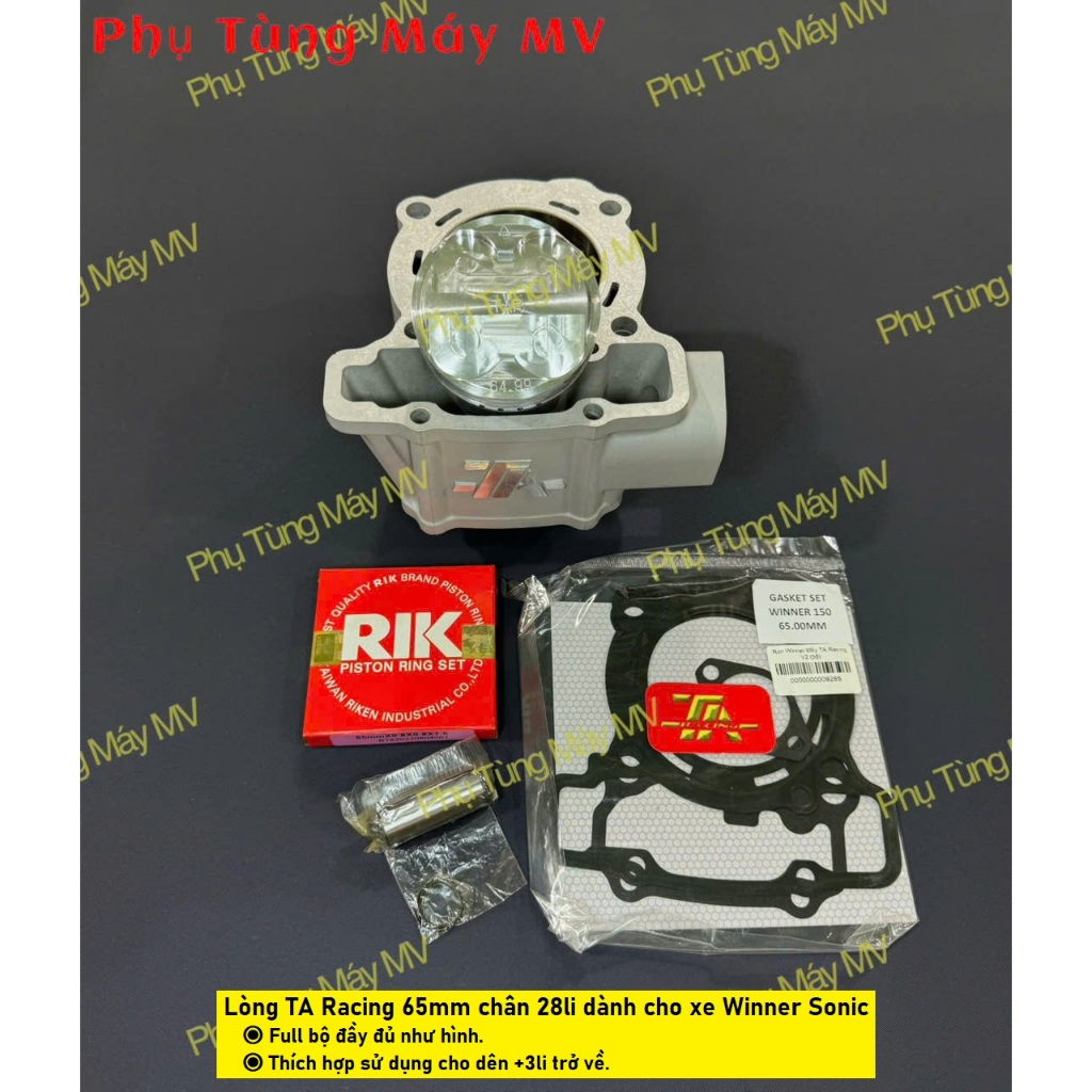Lòng TA Racing 65mm chân 28li dành cho xe Winner Sonic
