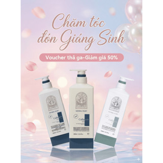  Cặp Dầu Gội Xả Collagen Vinge Giảm rụng tóc Ngăn gàu Kiềm Dầu Phục hồi đa tầng dung tích 1000ml 