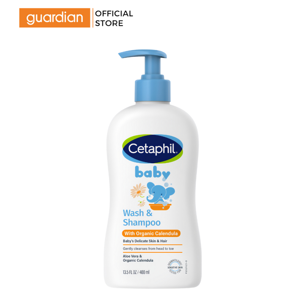 Sữa Tắm Gội Trẻ Em Cetaphil Baby Gentle Wash & Shampoo With Organic Calendula 400ml
