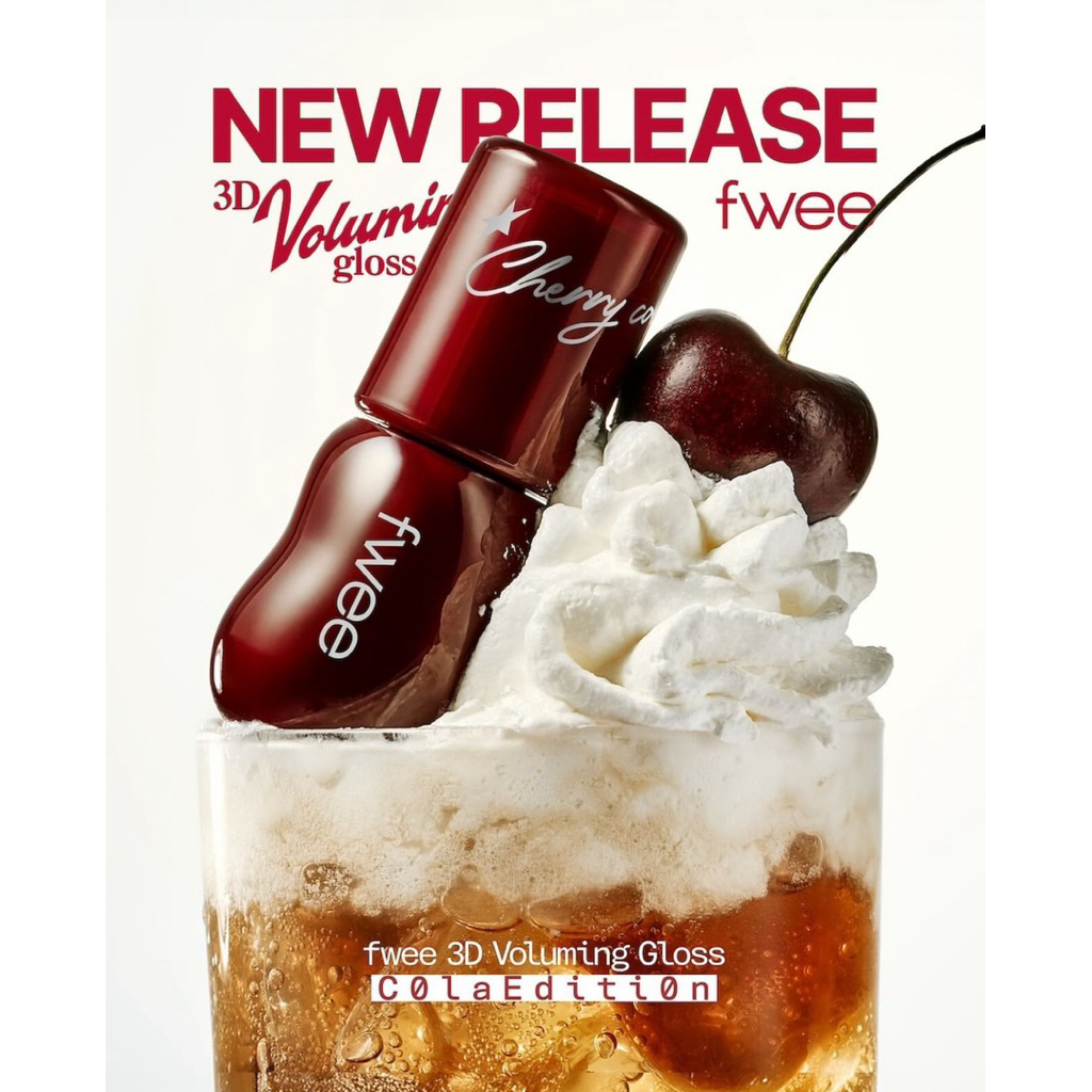 Dirty Cola Moment - Son Bóng Fwee 3D Voluming Gloss