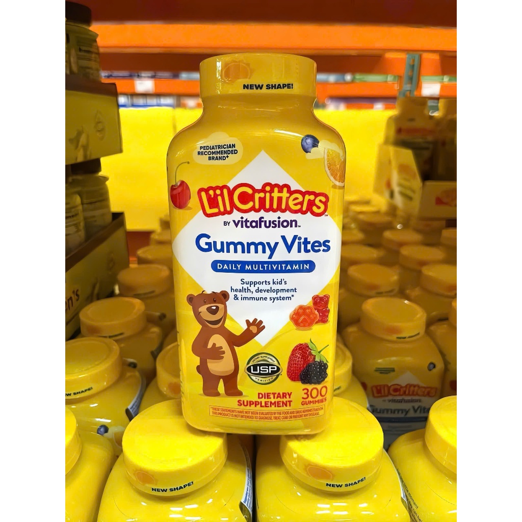 [DATE 12/2026] Kẹo Dẻo Lil Critter Gummy Vites Complete Multivitamin 300 viên