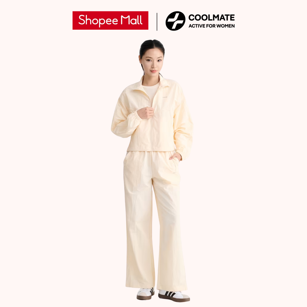 [LIVE] Set đồ bộ Gió Áo & Quần dài gió trượt nước - Coolmate Active For Women