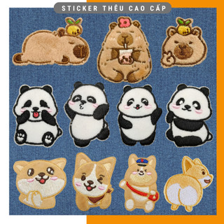  Sticker Ủi Thêu - sticker ủi quần áo Miếng ủi thêu trang trí quần áo Miếng Vá Ủi Quần Áo Diy 