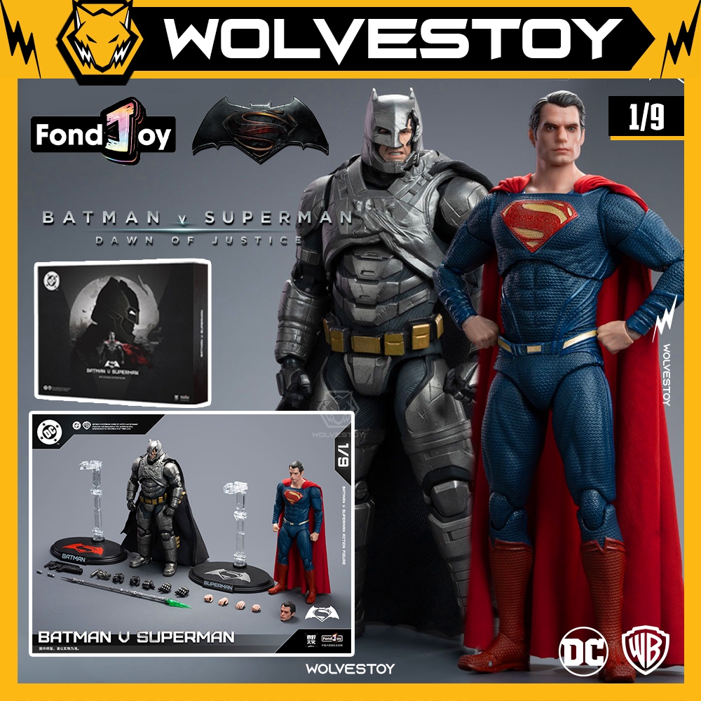 Mô Hình FondJoy Toys DC1020 Batman v Superman Dawn of Justice BvS Deluxe 1/9 Action Figure