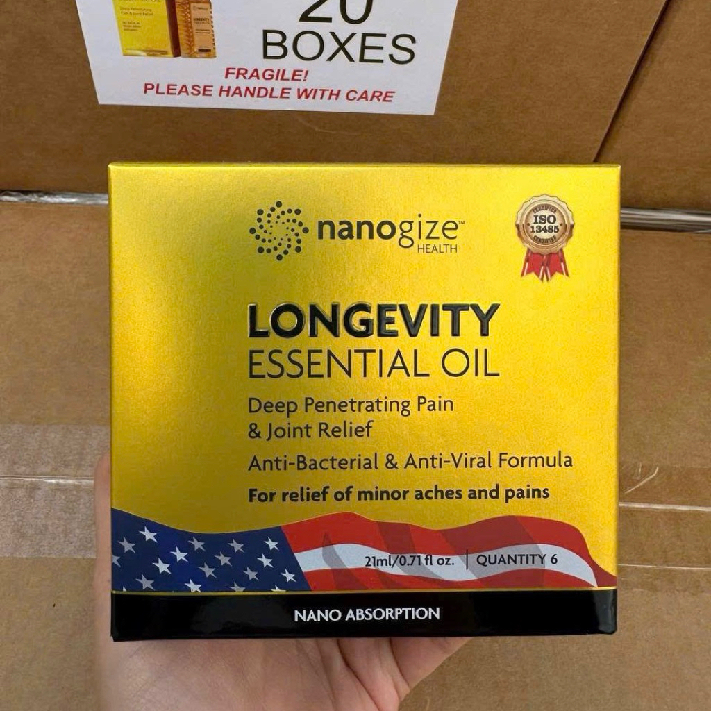 DẦU GIÓ VÀNG Longevity Essential Oil | chính hãng Mỹ