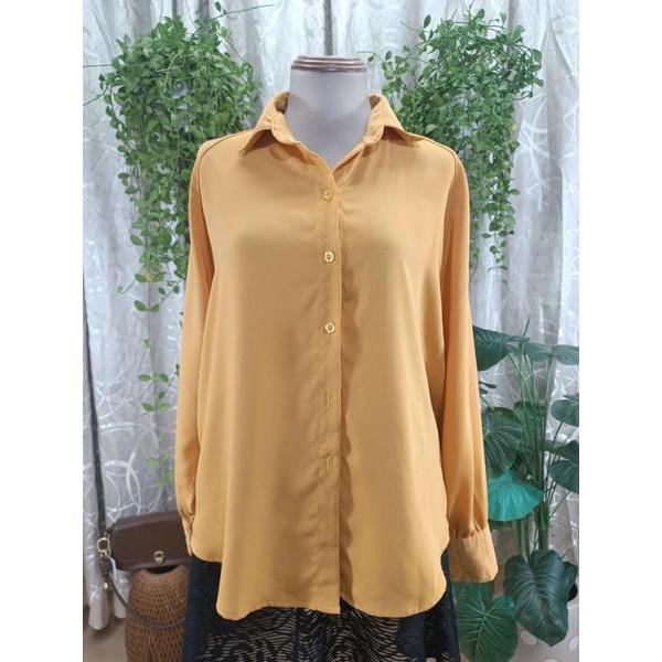 OLV BOUTIQUE thanh lý - Áo sơ mi cơ bản bymo - SIZE M