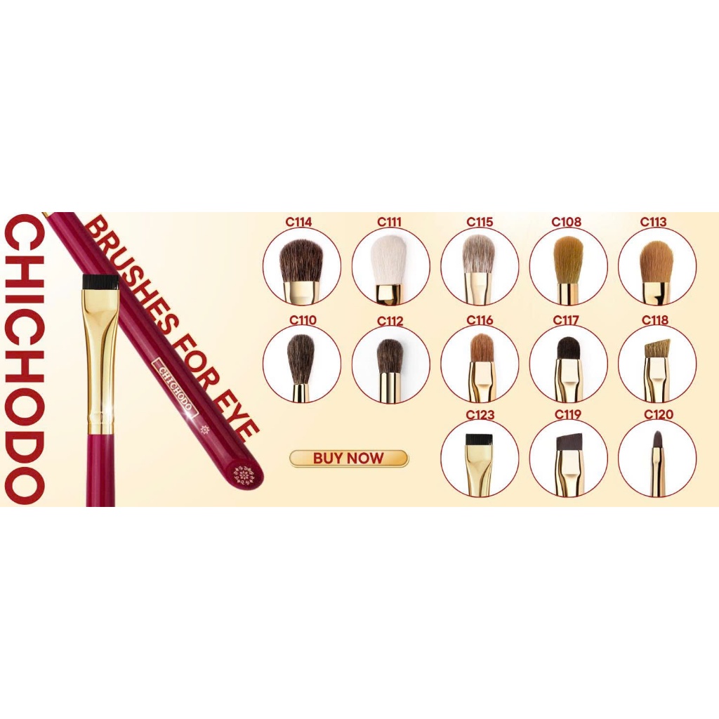 CHICHODO Angled Multifunctional cọ má nhỏ /hightlight/phủ nhỏ chất lông mềm mượt, chuyên dùng makeup | BigBuy360 - bigbuy360.vn