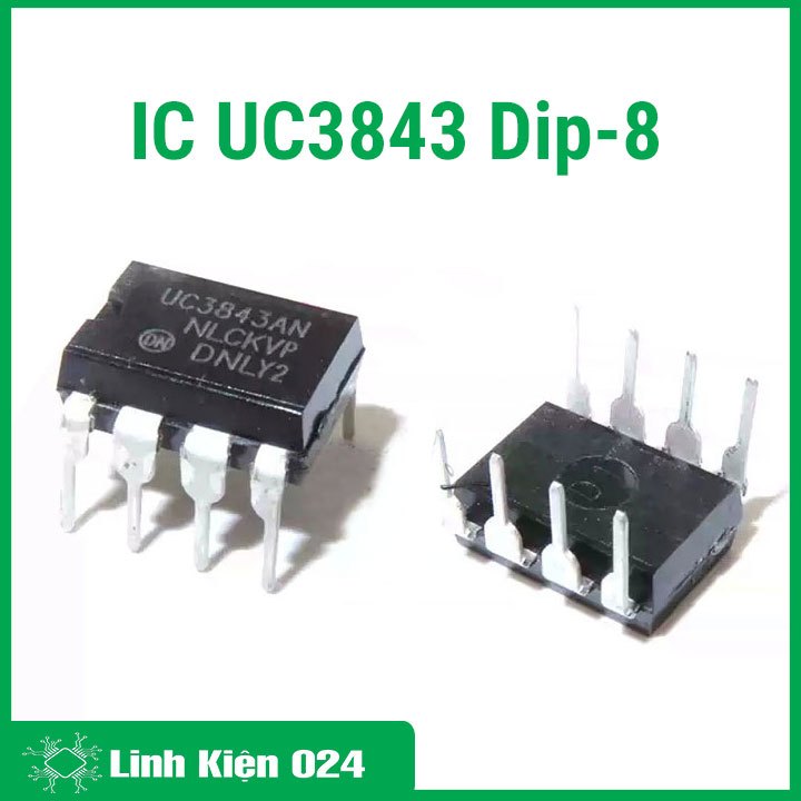 IC chức năng UC3843 chân cắm DIP-8