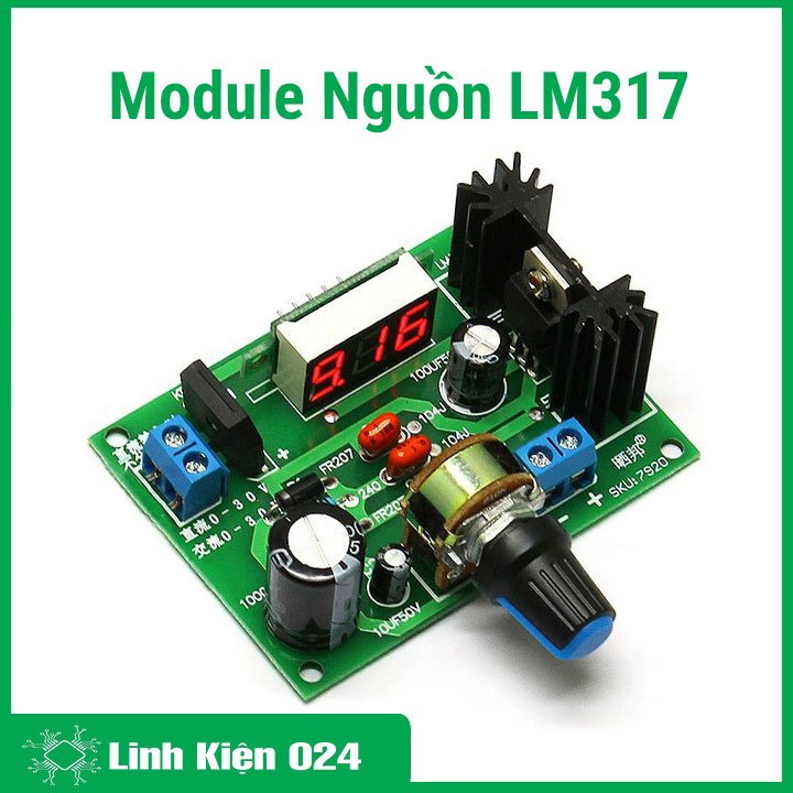 Module nguồn LM317 INPUT 3-30VDC/3-20VAC