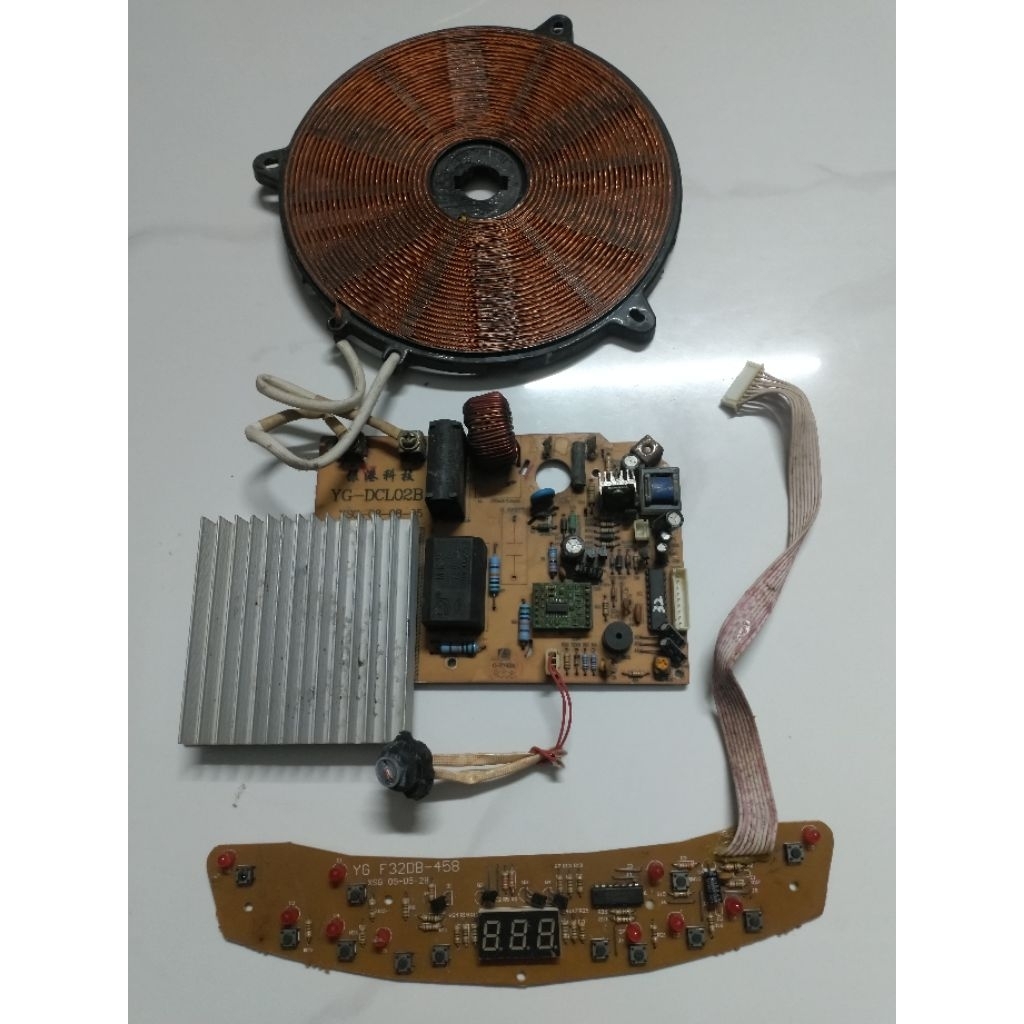 Mạch nguồn, mạch hiển thị bếp từ Induction Cooker C-18F32