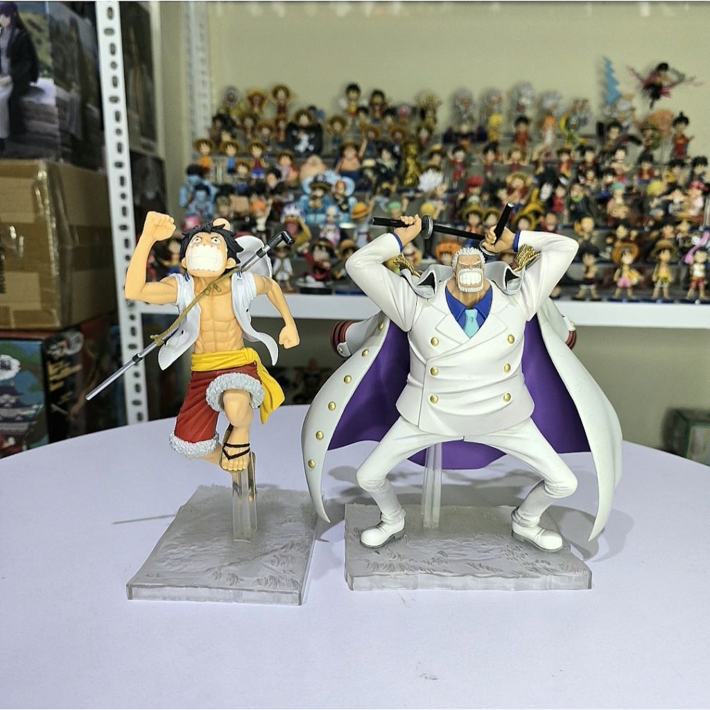 [Chính Hãng] Mô Hình One Piece Grap và Luffy Magazine A Piece of Dream - Banpresto - Combo 2 Figures