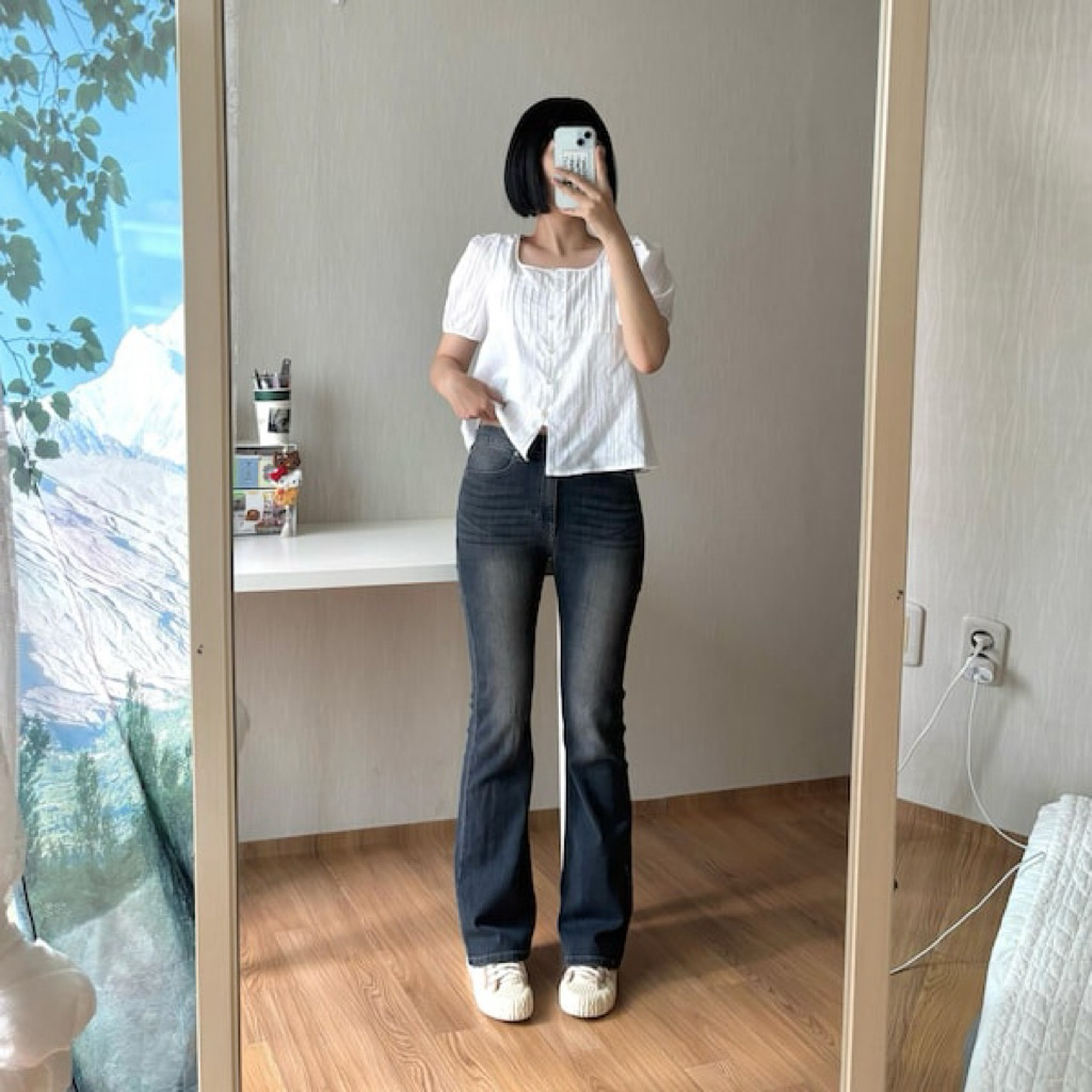 [SS25-8SECONDS] QUẦN JEANS ỐNG LOE MẪU MỚI