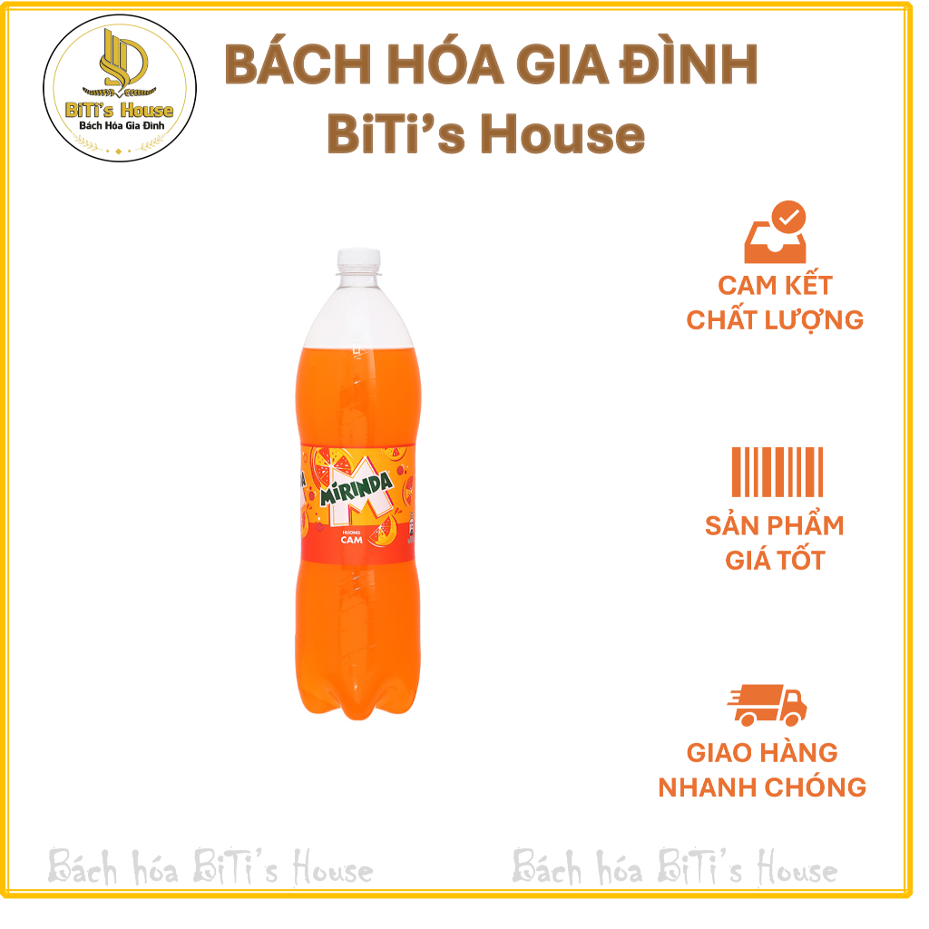 Nước ngọt Mirinda hương cam chai 1.5 lít