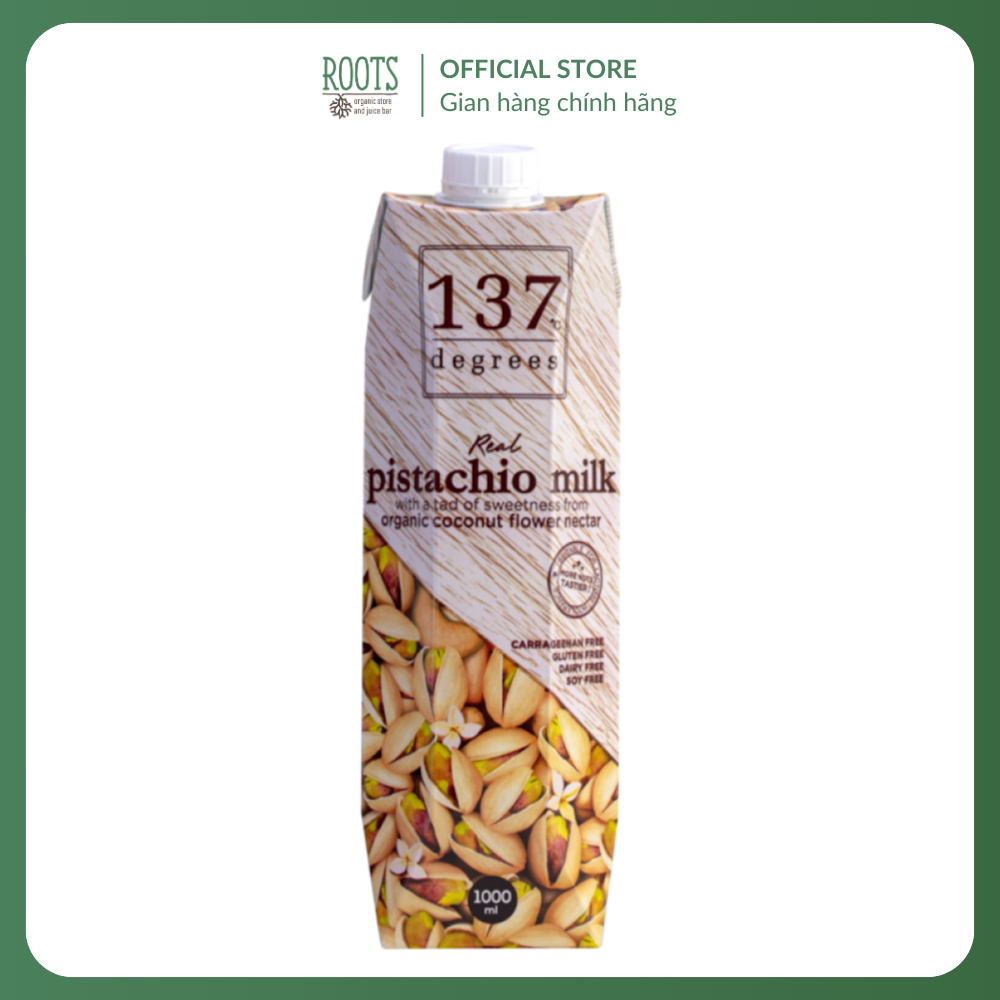 (Ship hỏa tốc) 137 DEGREES - Sữa Hạt Dẻ Cười Mật Dừa, Real Pistachio Milk with Organic Coconut Flowe