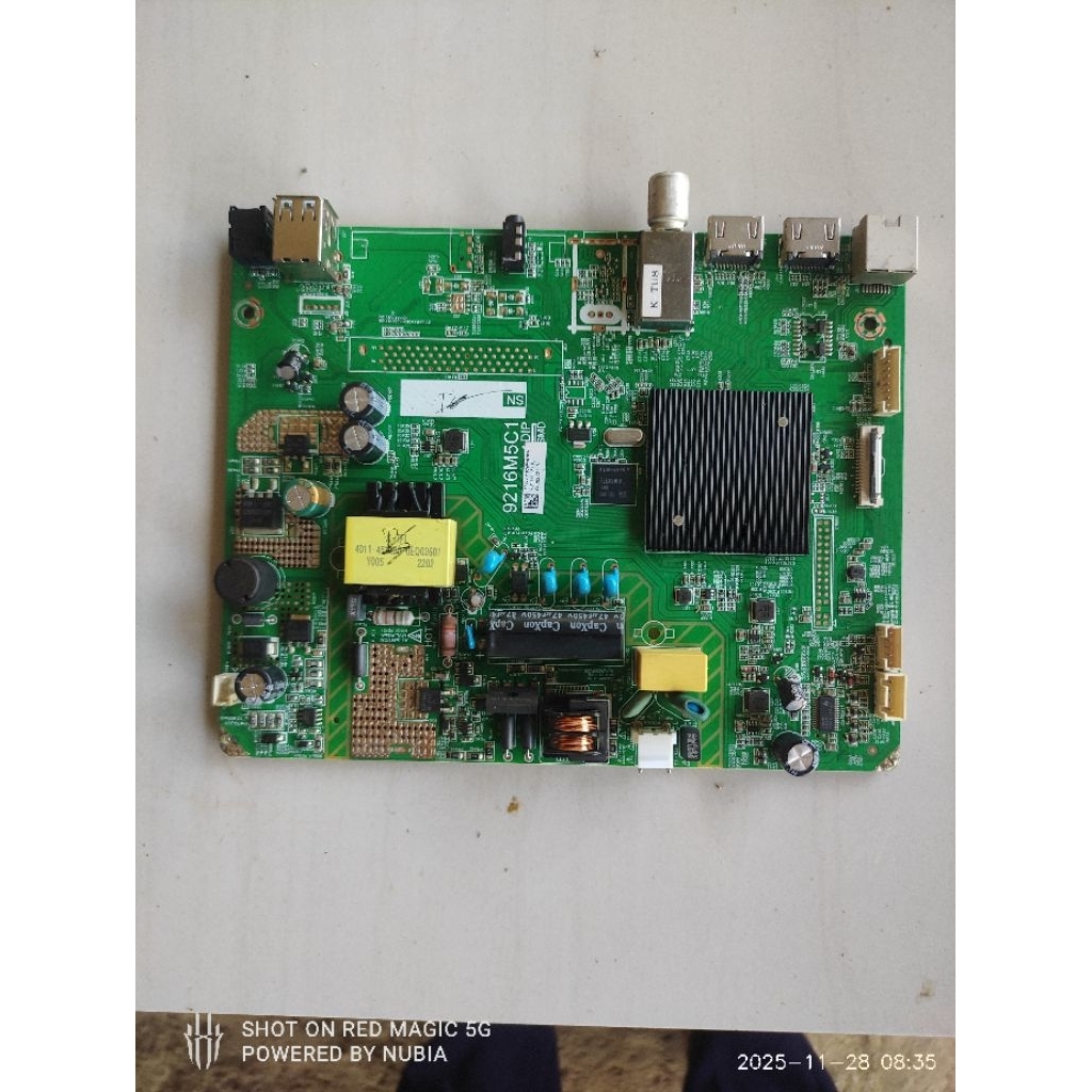 bo khiển liền nguồn tivi casper 32hx5200 zin tháo máy